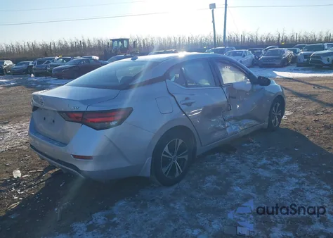 2020 Nissan Sentra Sv Xtronic Cvt z USA, uszkodzony, nr VIN 3N1AB8CVXLY262710